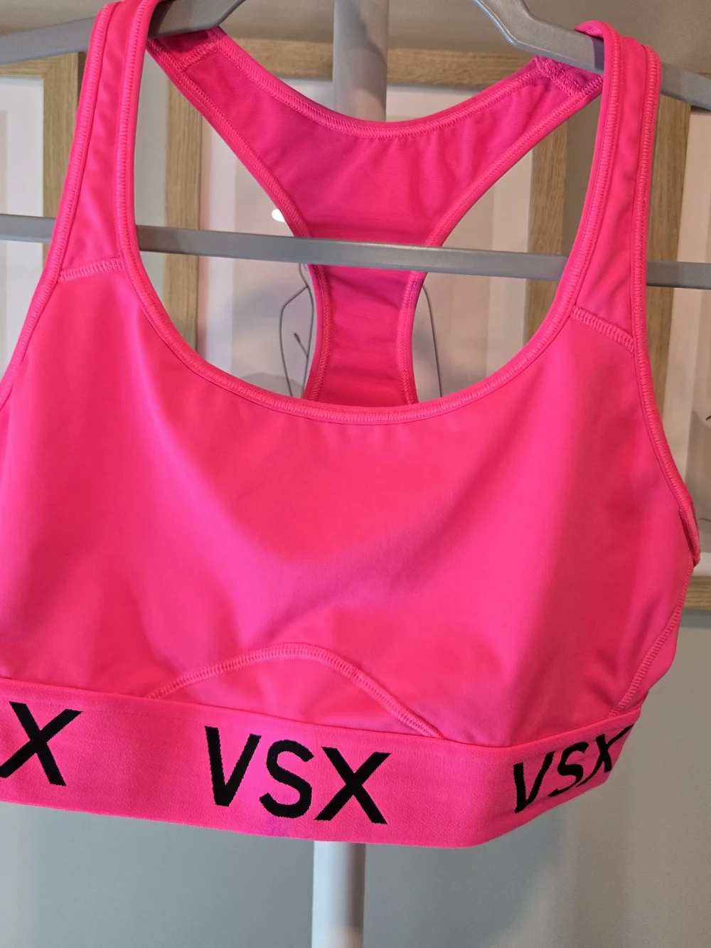 Victoria's Secret VSX Neon Pink Racerback Sports Bra